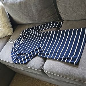 Navy Striped Dress